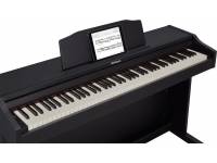 Roland RP102 BK Piano Preto acetinado piano eletrico vertical bluetooth estudo iniciação